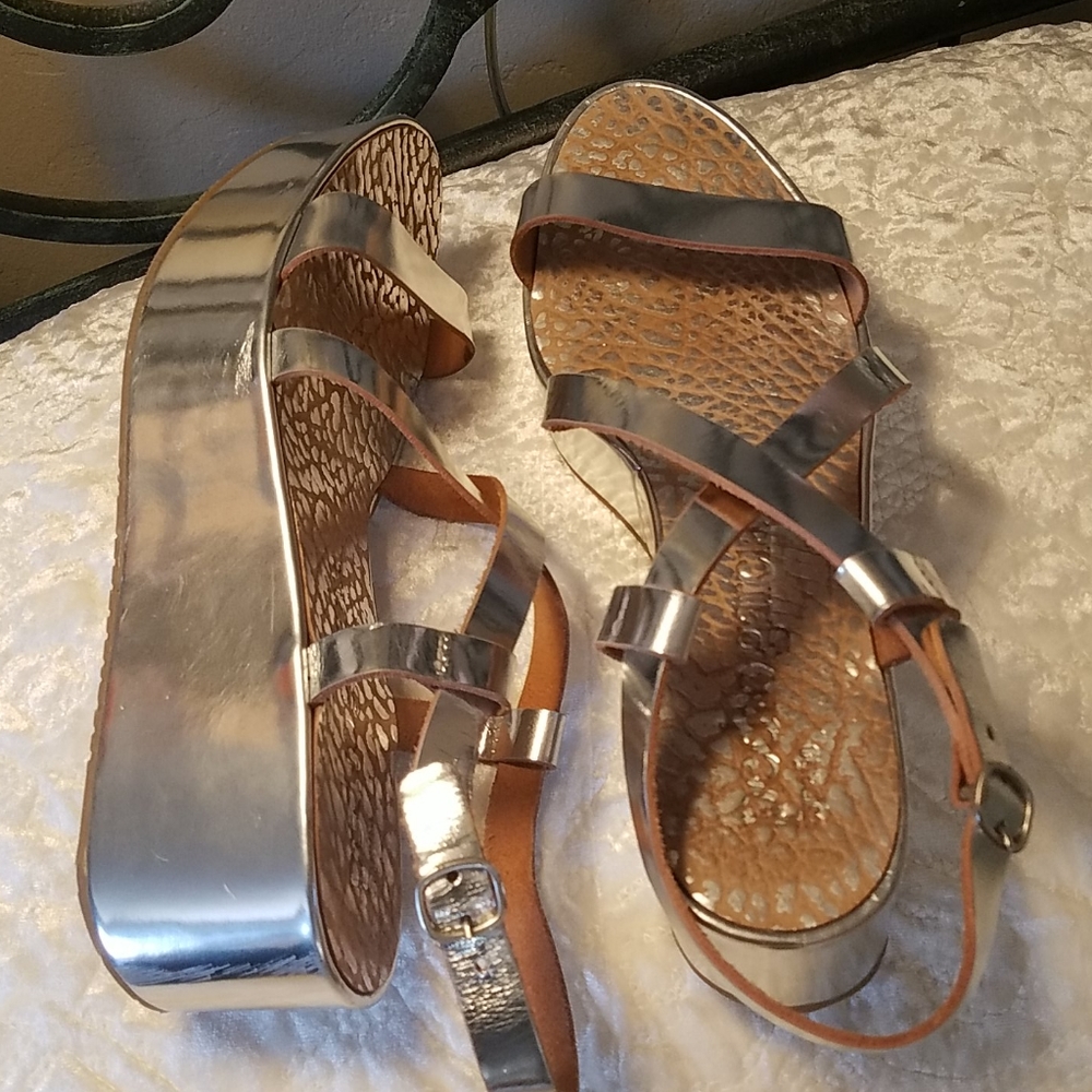 Pedro Garcia SILVER Leather Shoes